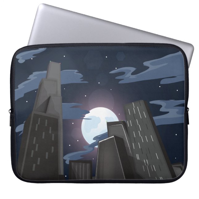 Funda Para Portátil Rascacielos de Chicago (Frente)