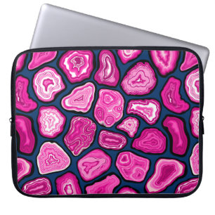 Funda Para Portátil Rasgos de agudos rosados