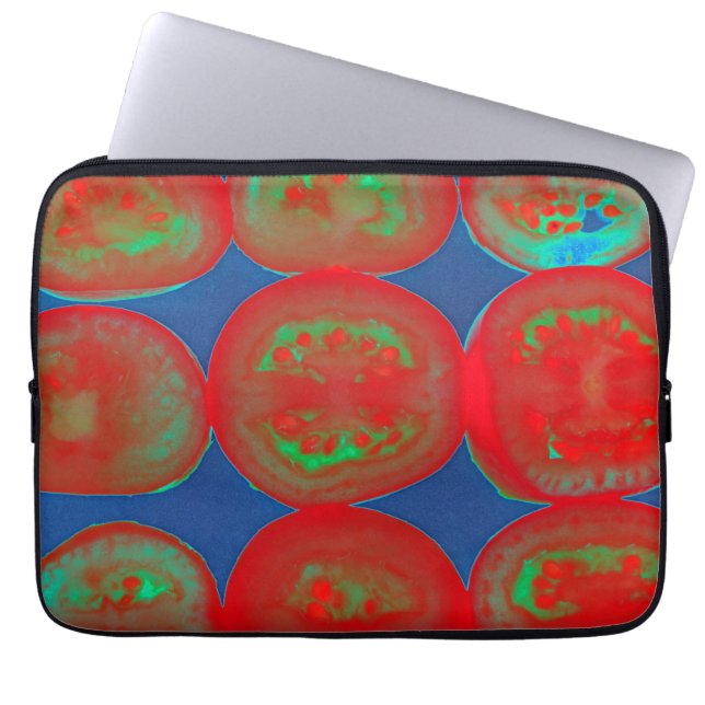 Funda Para Portátil Rasgos de tomate (Frente)
