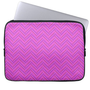 Funda Para Portátil Rastreo rosa de doble trama