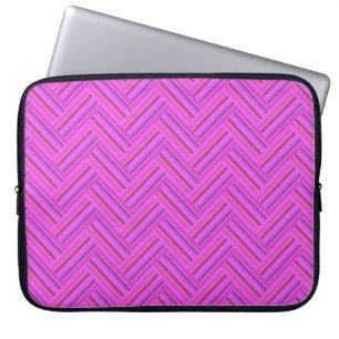 Funda Para Portátil Rastreo rosa de doble trama
