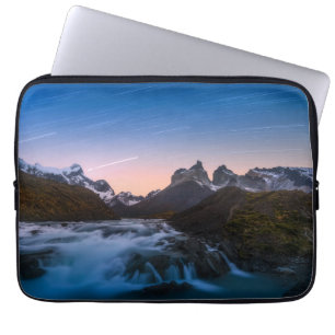 Funda Para Portátil Rastros de la estrella sobre Torres Del Paine