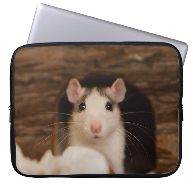 Funda Para Portátil Rata adorable (Frente)