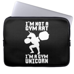 Funda Para Portátil Rata de gimnasio vs Unicornio de gimnasia - Divert