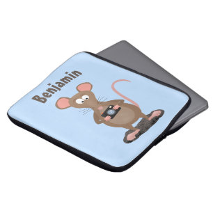 Funda Para Portátil Rata divertida con ilustracion de personalizado de