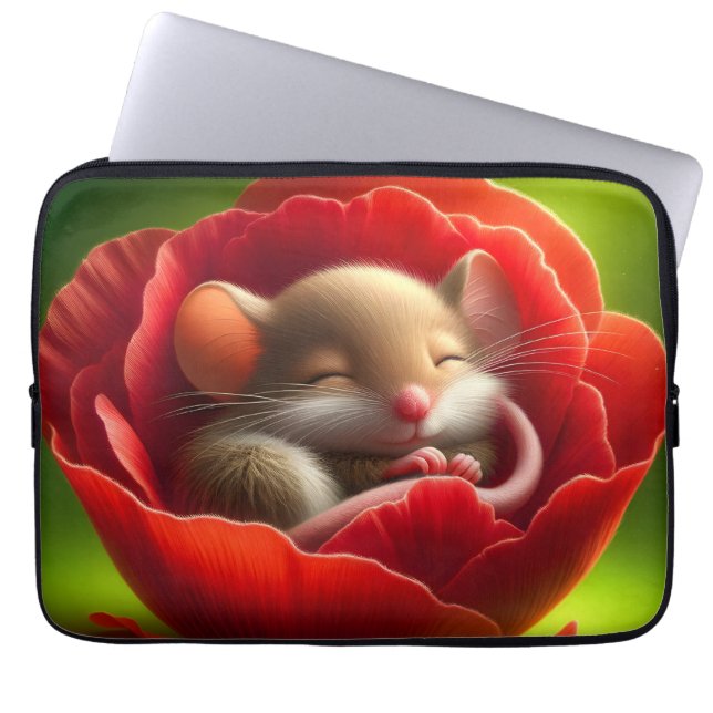 Funda Para Portátil Ratón agudo (Frente)