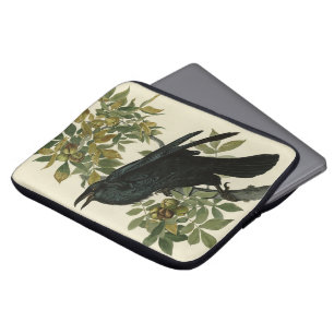 Funda Para Portátil Raven (Raven común) de Aves Audubon de América