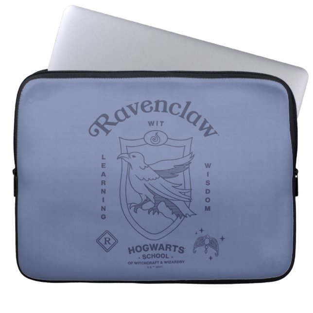 Funda Para Portátil RAVENCLAW™ Wit Learning Wisdom Crest (Frente)