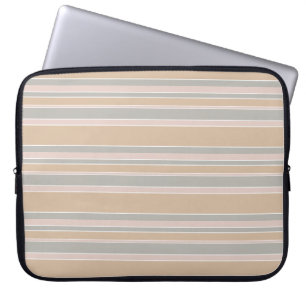 Funda Para Portátil Rayas beiges