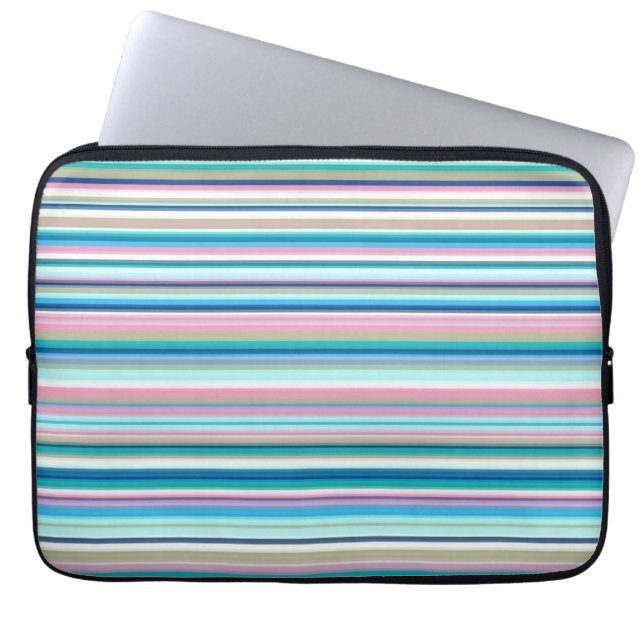 Funda Para Portátil Rayas de caramelo (Frente)