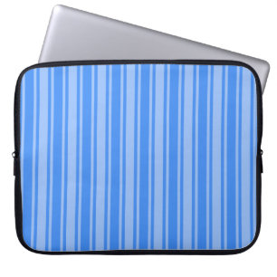 Funda Para Portátil Rayas de caramelo azul