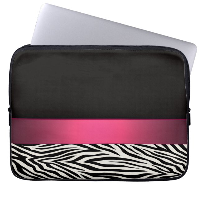 Funda Para Portátil Rayas de cebra (Frente)