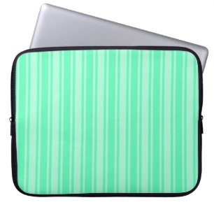 Funda Para Portátil Rayas de dulces verdes de menta