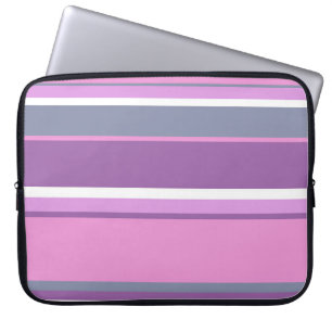 Funda Para Portátil Rayas de lilac