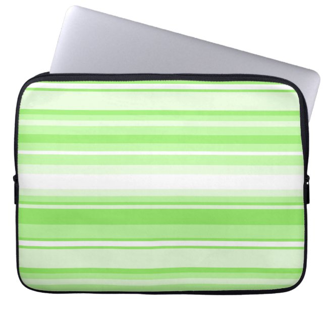 Funda Para Portátil Rayas de limón (Frente)