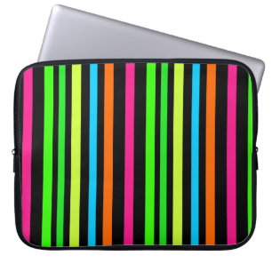 Funda Para Portátil Rayas de neón