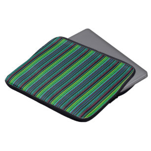 Funda Para Portátil Rayas de neón coloridas lindas