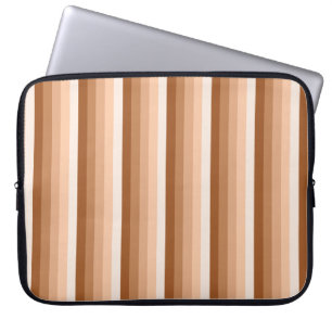 Funda Para Portátil Rayas de sombra de naranja quemadas