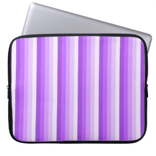 Funda Para Portátil Rayas de sombra púrpura