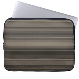 Funda Para Portátil Rayas de taupe