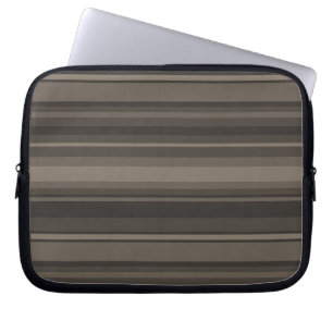 Funda Para Portátil Rayas de taupe