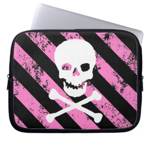 Funda Para Portátil Rayas EMO agrietadas