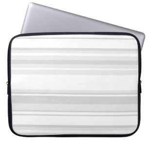 Funda Para Portátil Rayas grises claras