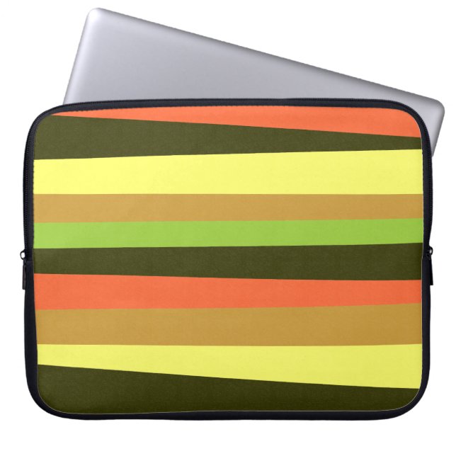 Funda Para Portátil Rayas irregulares (Frente)