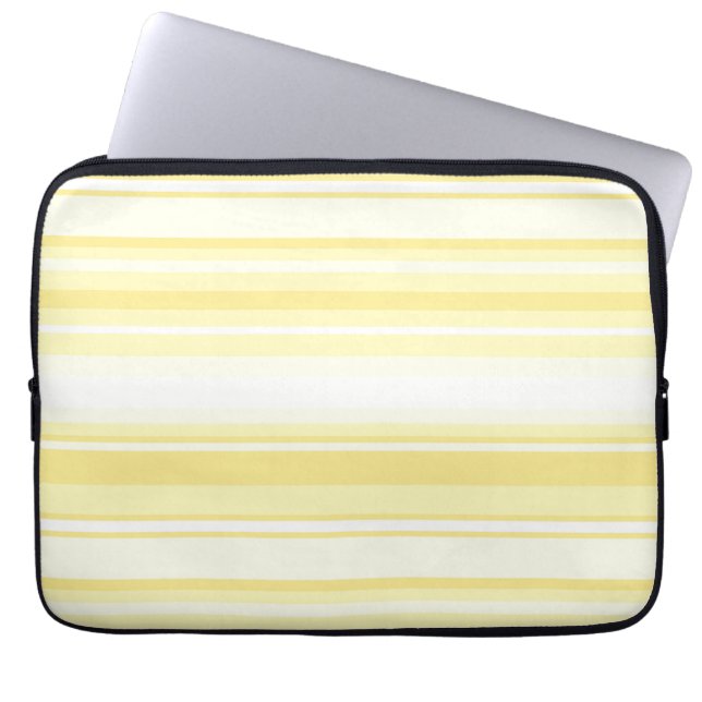 Funda Para Portátil Rayas limoneras (Frente)