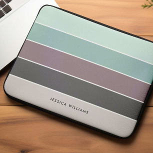 Funda Para Portátil Rayas modernas personalizadas