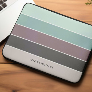 Funda Para Portátil Rayas modernas personalizadas