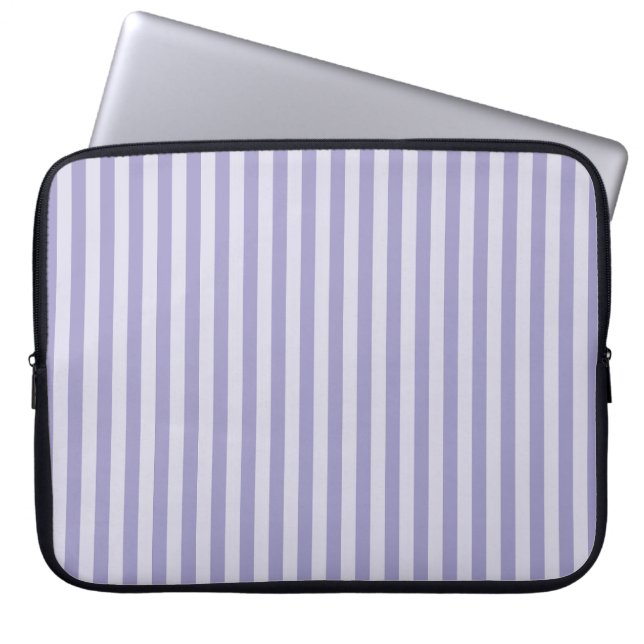 Funda Para Portátil Rayas Moradas (Frente)