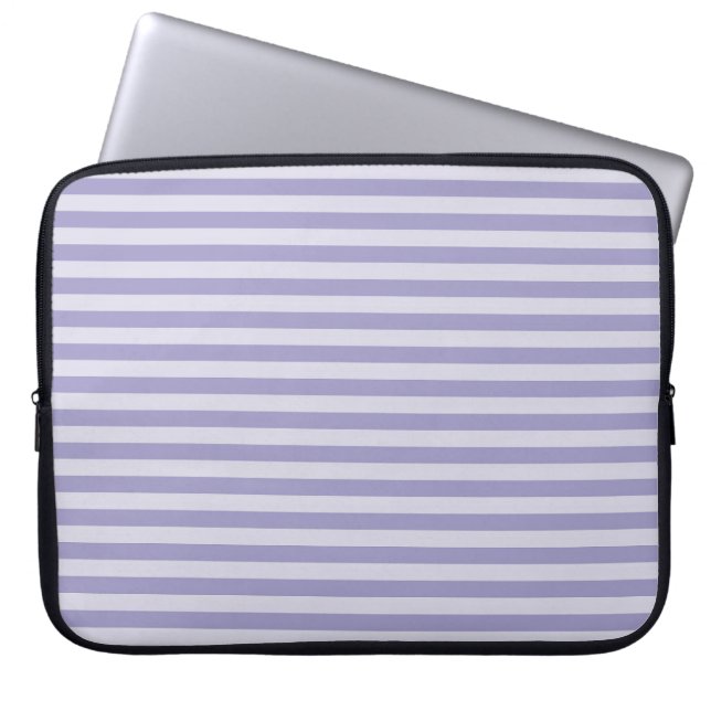 Funda Para Portátil Rayas púrpuras (Frente)