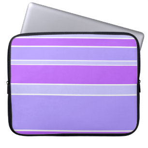 Funda Para Portátil Rayas violetas