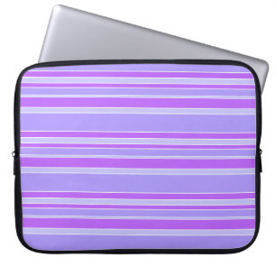 Funda Para Portátil Rayas violetas