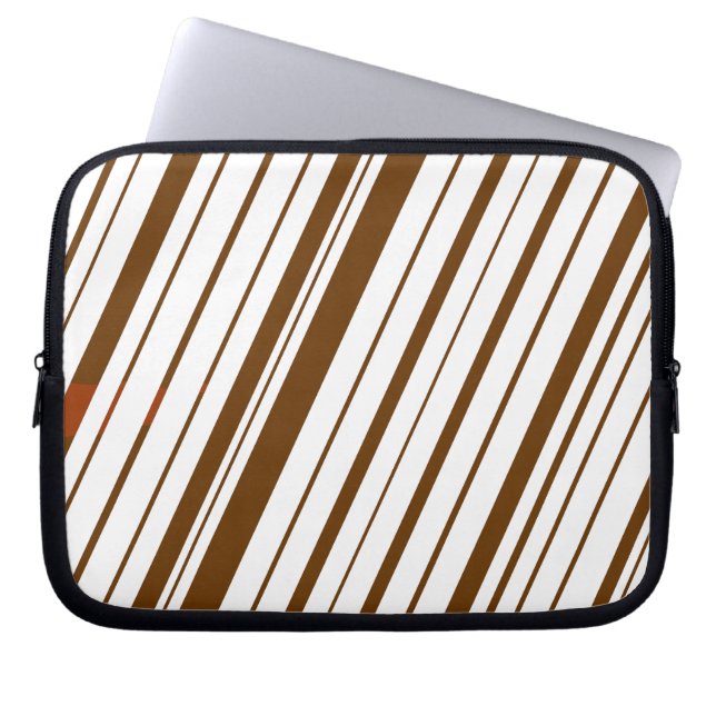Funda Para Portátil Rayo diagonal ~ Brown (Frente)