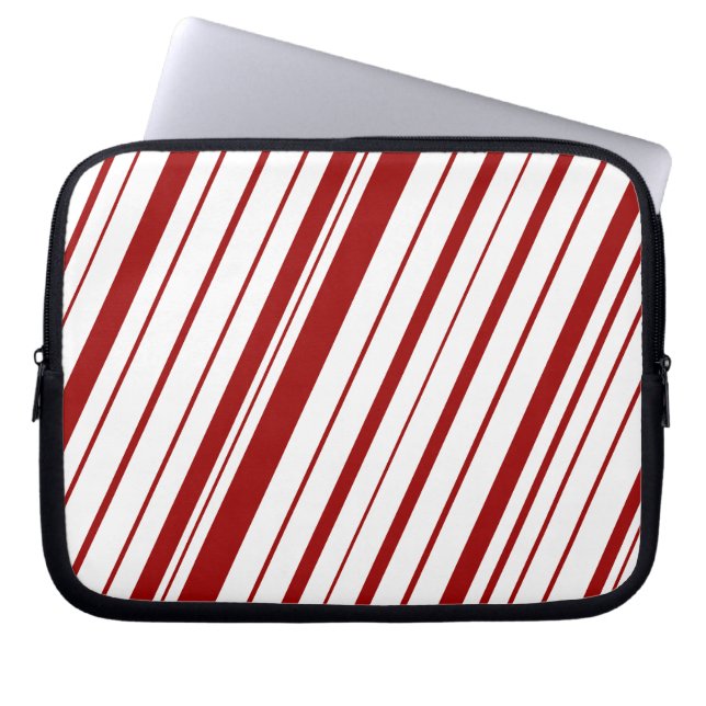 Funda Para Portátil Rayo diagonal ~ Maroon (Frente)