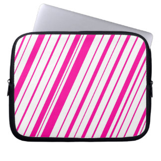 Funda Para Portátil Rayo diagonal ~ Rosa caliente