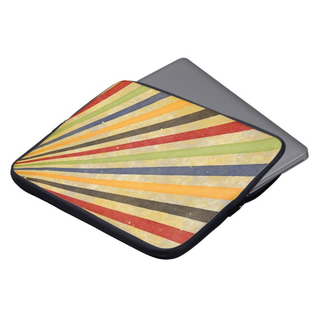 Funda Para Portátil Rays Grunge Grunge divertidos + tu idea (Superior anverso)