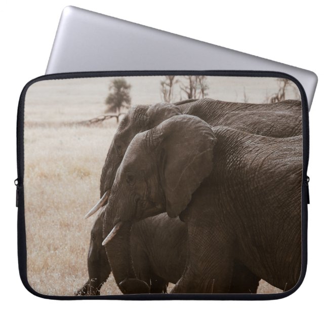 FUNDA PARA PORTÁTIL RAZA DE ELEFANTES (Frente)
