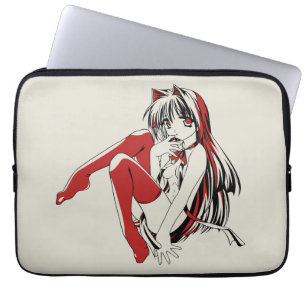 Funda Para Portátil RBP, Neko, el Chica sexy de Anime