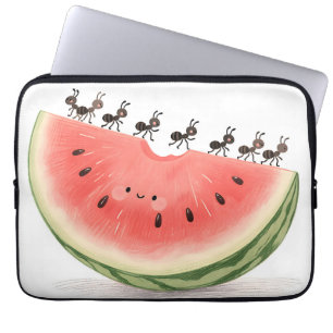 Funda Para Portátil Rebanada de Sandía de Hormigas Lindas