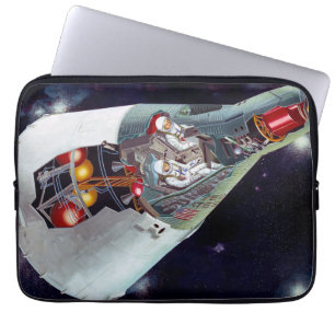 Funda Para Portátil Recorrer Una nave espacial Gemini De Dos Personas 