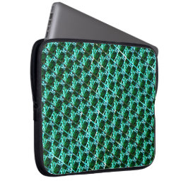 Funda Para Portátil ¿Rectángulo verde azul o efecto ladrillo?