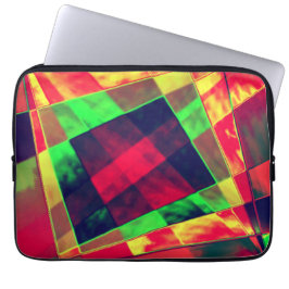Funda Para Portátil Rectáreas y rectángulos de color inclinado