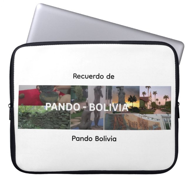 Funda Para Portátil Recuerdo de Pando Bolivia (Frente)