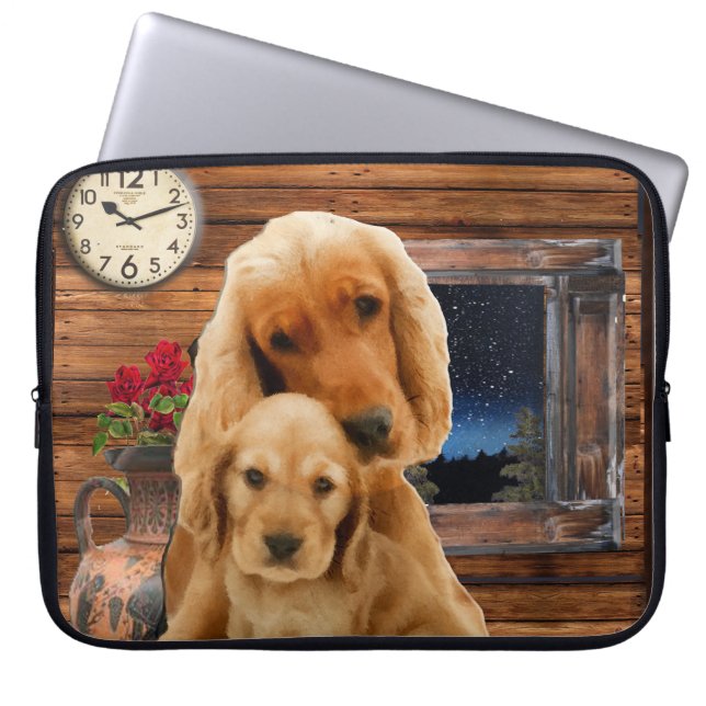 Funda Para Portátil Recuperador de Labrador (Frente)
