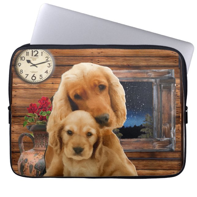 Funda Para Portátil Recuperador de Labrador (Frente)