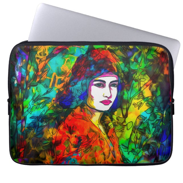 Funda Para Portátil Red Beret (Frente)