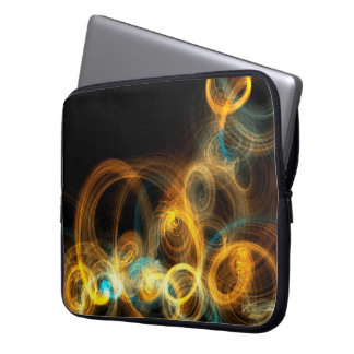Funda Para Portátil Red del Web del Commo del negocio de la oficina de